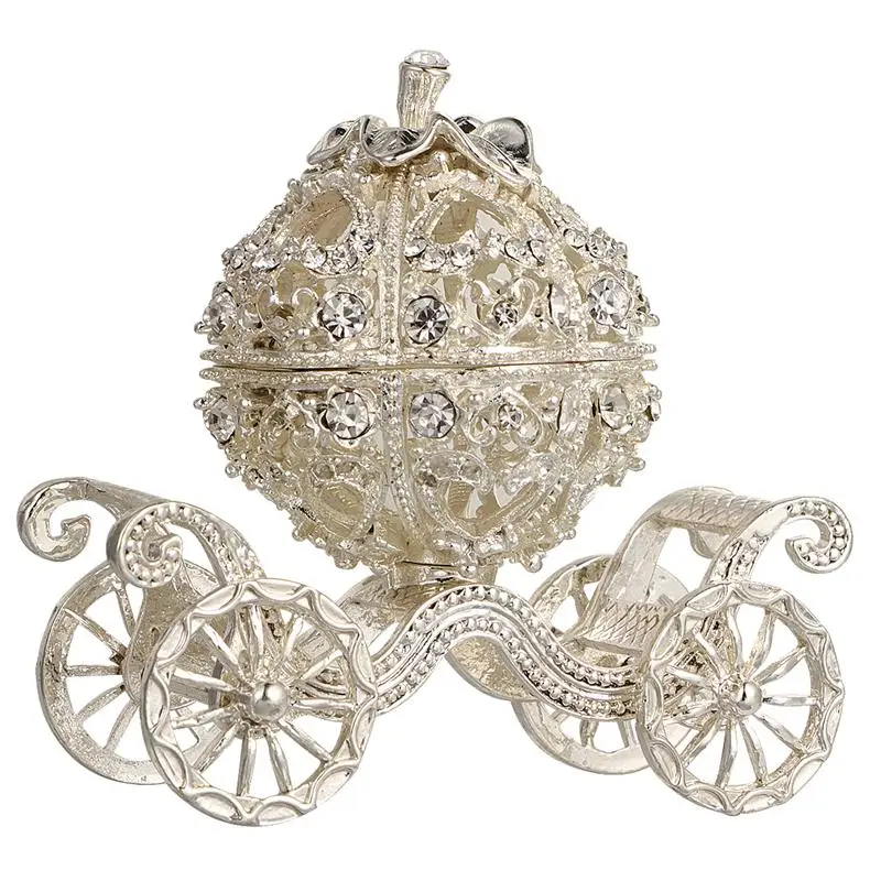 1pc Durable Delicate Jewelry Box Carriage Adornment Pumpkin Carriage Ornament Carriage Crafts Crown Adornment For Room Gags Practical Jokes Aliexpress