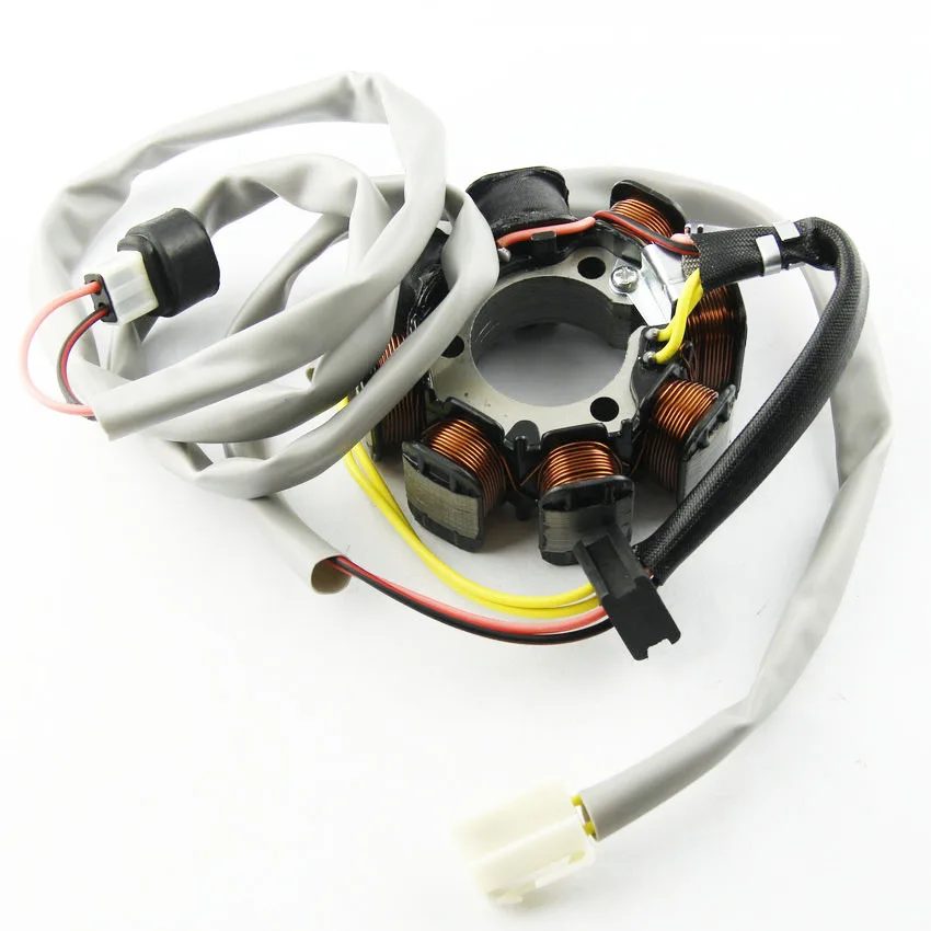 Мотоцикл магнитная катушка статора 18 полюсов 12V катушки для Kawasaki 21003-1134 21003-1135 KLF185 Bayou 185 210031135