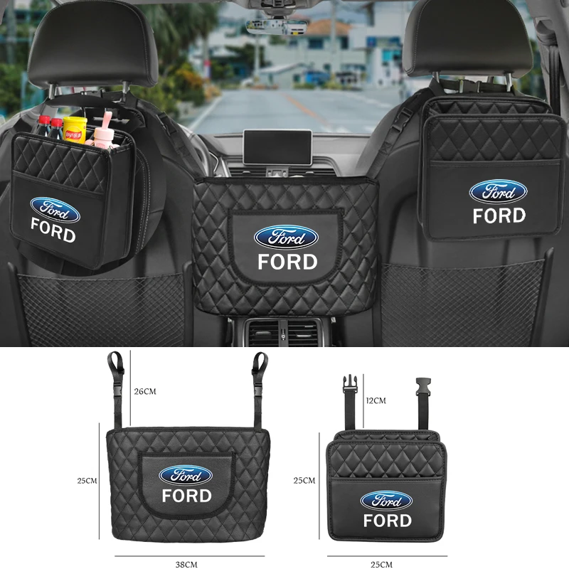 1Pcs Car Back Storage Bag Multi Pocket Large Capacity Fold For Ford Escape Kuga Mondeo Ecosport Fiesta Focus Fusion Rang | Автомобили и