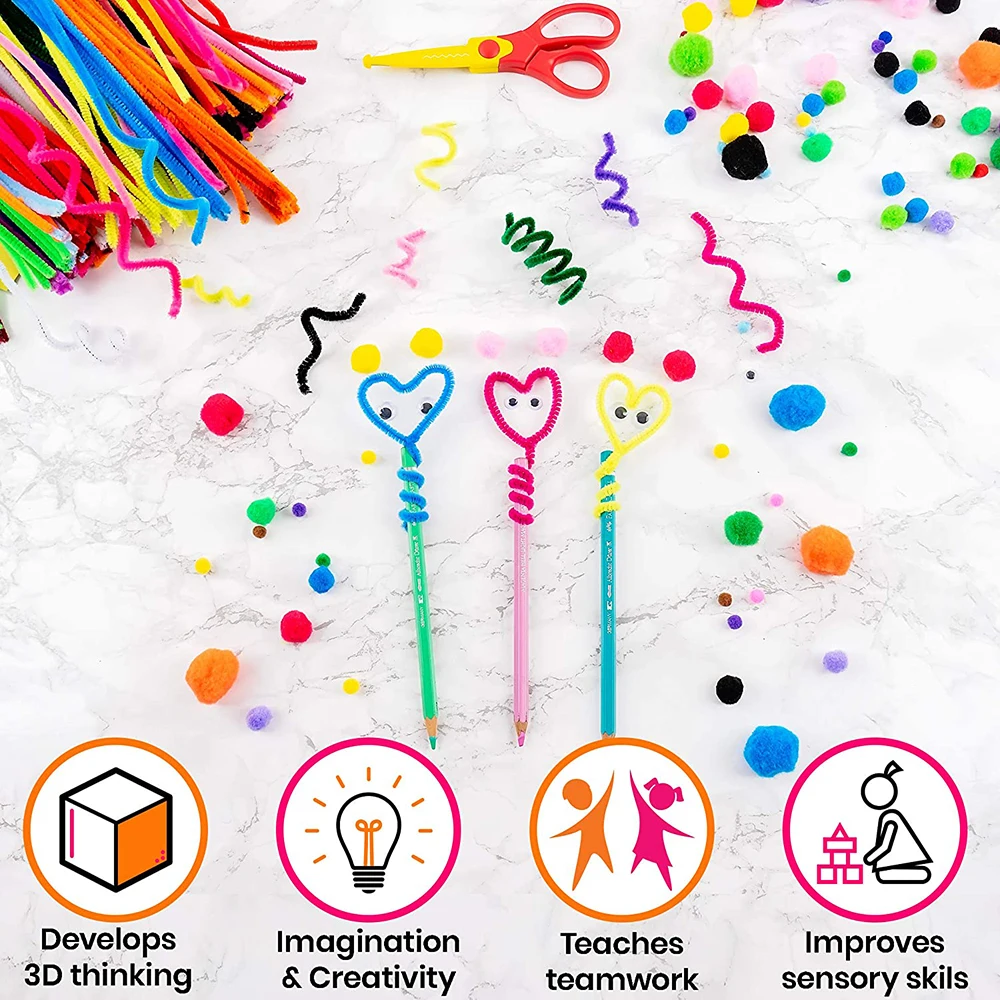 1200 Pcs DIYStick Feather Colorful Plush Foam Flowers PartySupplies Handicraft Jewelry Creative Gifts for Boys and Girls 3 1200 Pcs DIYStick Feather Colorful Plush Foam Flowers PartySupplies Handicraft Jewelry Creative Gifts for Boys and Girls 3