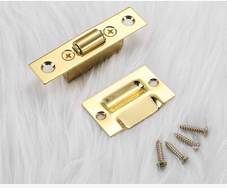 Chiusure A Rullo Per Porte - Fermo Scatto Acciaio Inox 20mm | Per Armadi Cucina, Bagno, Camera 2 Set