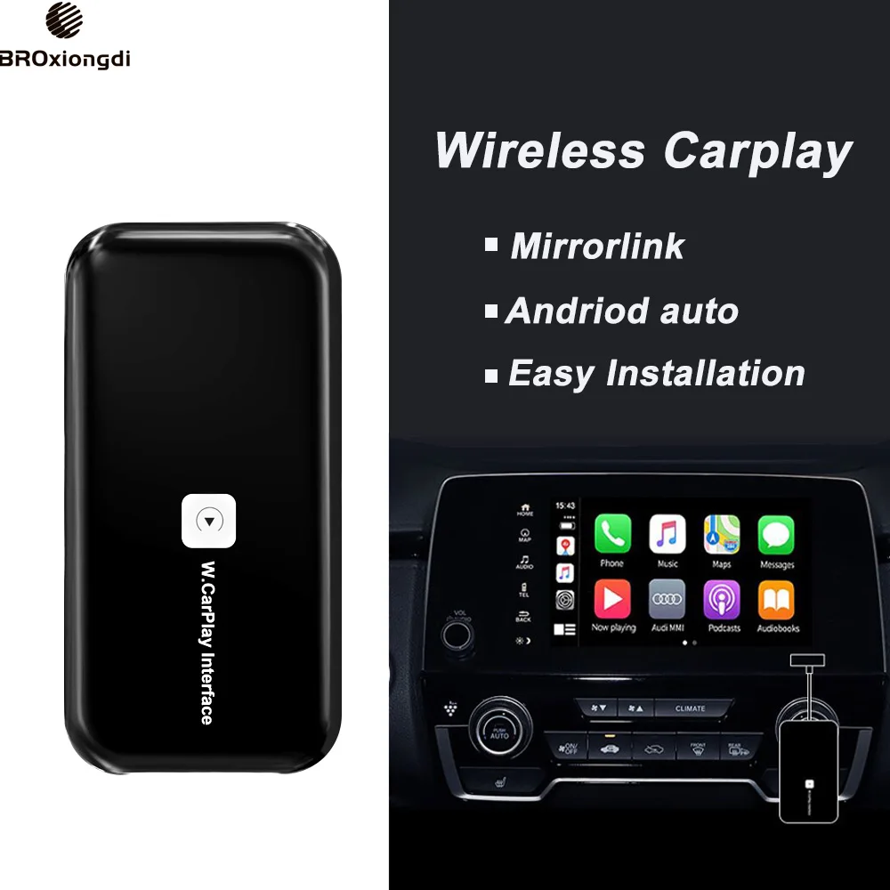5G Wireless Apple Carplay Dongle Mirrorlink Smart Media Box Car Play Wifi Adapter USB for  IPhone  Android Phone Accessories