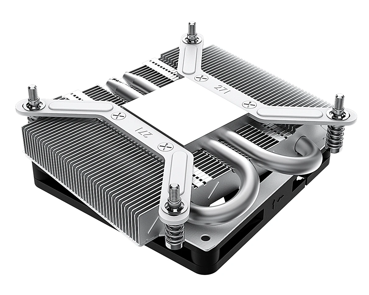 Refrigeração Id-refrigerador Cpu de Baixo Perfil para Sistemas Itx e Htpc Ultra Fino Apenas 27 mm de Alta Tdp 65w - Imagem 4