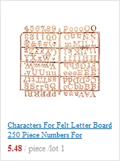 Персонажи для войлока доска для писем используется как фото зажимы для сменной доска для писем AXYF