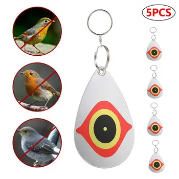 

5 Pcs Garden Garden Bird Repellent Eyes Owl Eye Bird Repellent Reflective Bird Repellent Eyes Horror Eyes