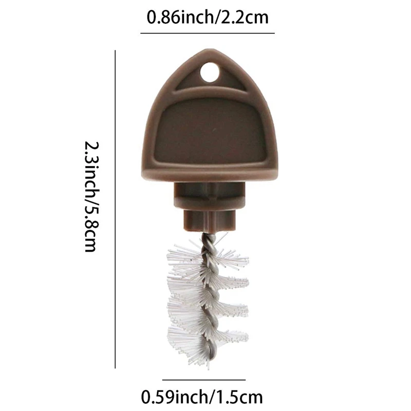 Пивные пробки, водопроводная щетка, 30 шт. в упаковке, пивной кран для чистки крана, гигиеническая щетка для разливного пива, колпачок для крана(коричневый