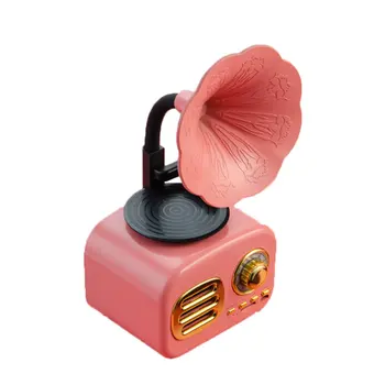 

Retro Wireless Speaker Creative Gift Mini Outdoor Subwoofer Mobile Phone Radio Phonograph Card Audio