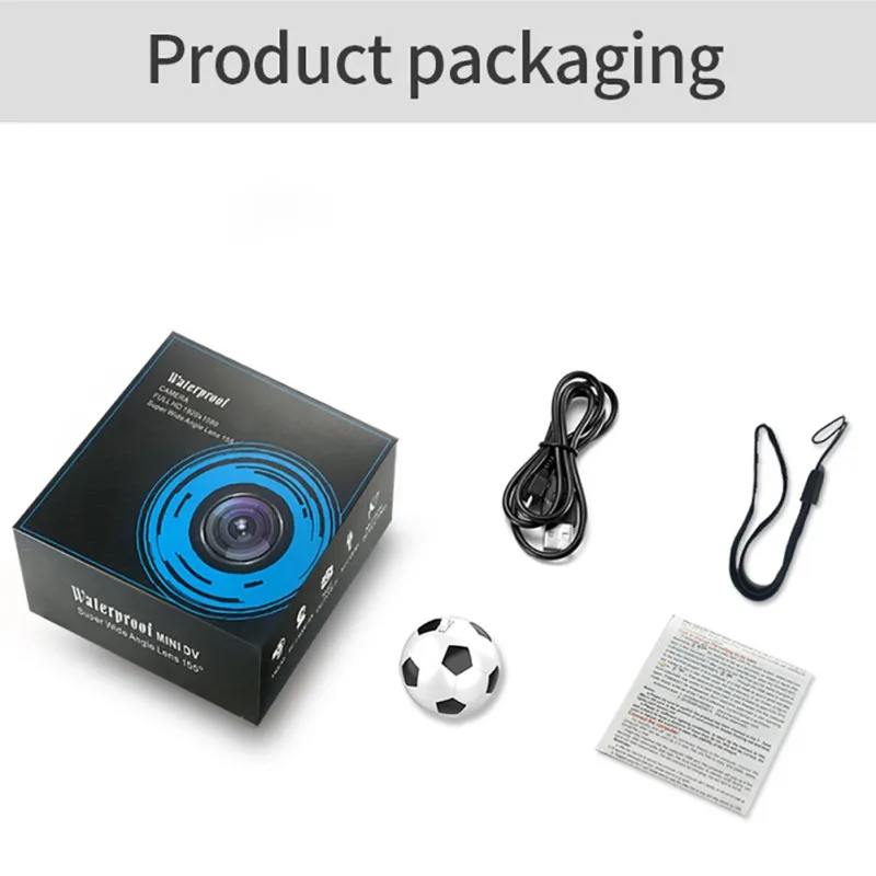 HD 1080P Футбол Мини камера ИК ночного видения камера записывающая Экшн-камера DV видеокамеры