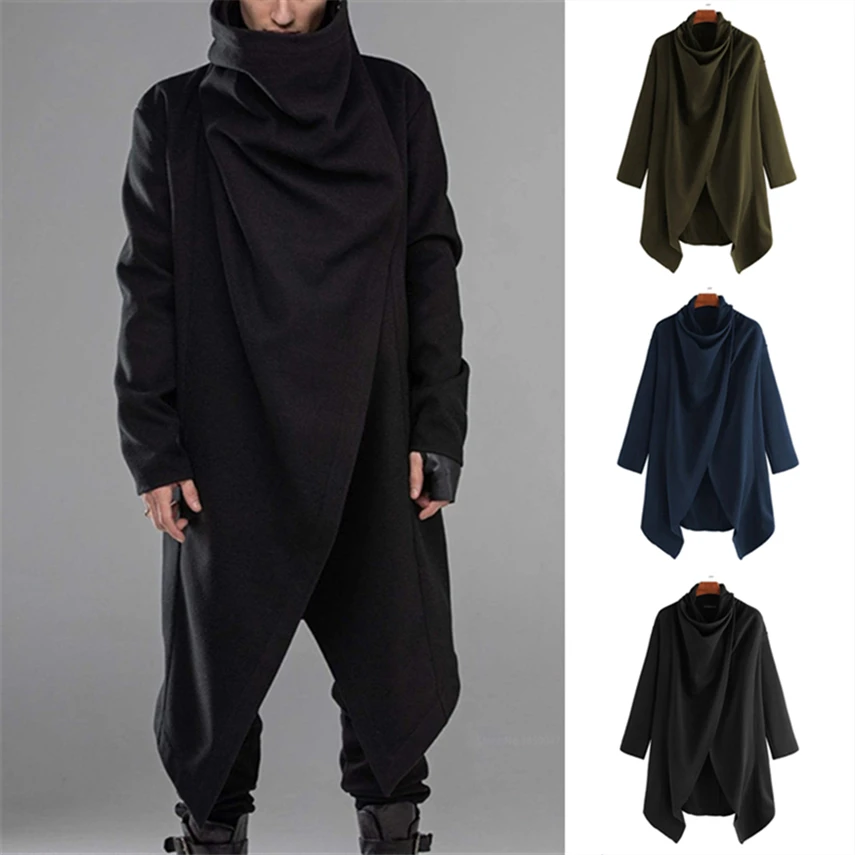 Мужская верхняя одежда Jubba Thobe мусульманский Модный Плащ-ветровка Исламская