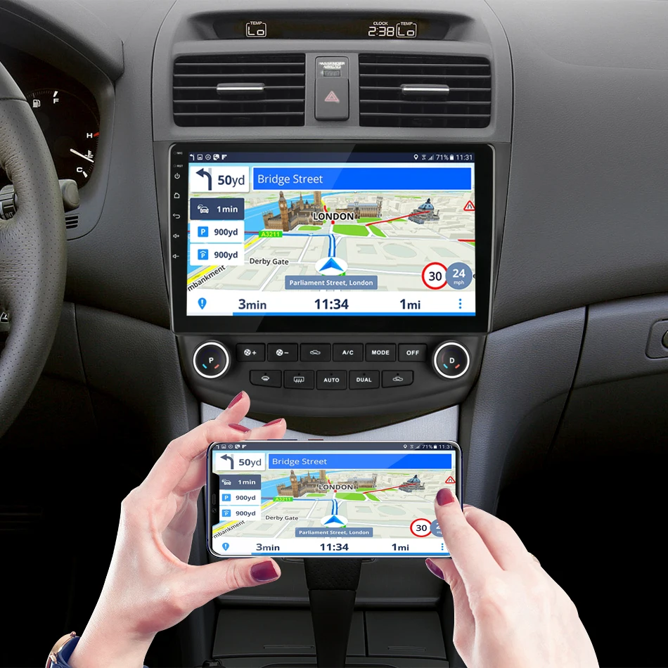 Cheap Vtopek Android Car Radio for Honda Accord 7 2005 2006 2007 2008 Multimedia player Radio Tuner 4G Network WIFI Mirror Link 18
