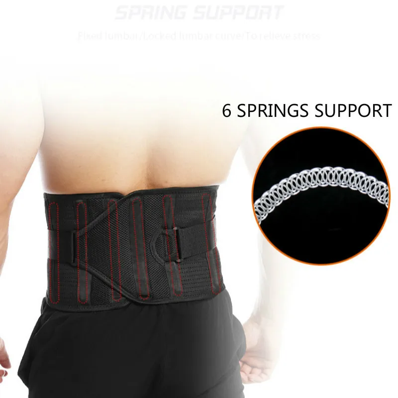 

Breathable Lumbar Band Support Belt Lower Back Waist Brace Support Protection Relieve Back Pain Adjustable Trainer Strap Elastic