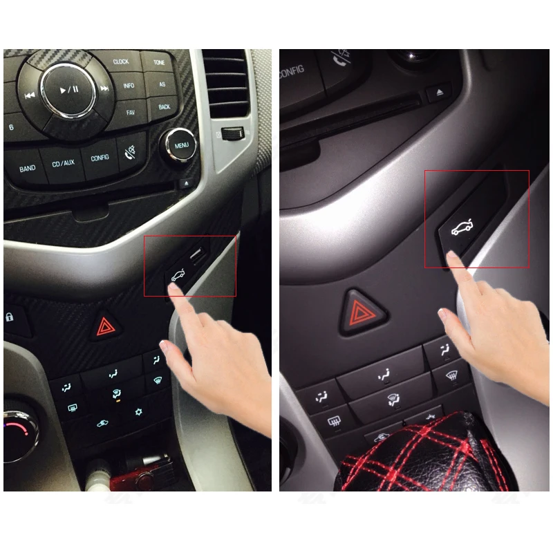 Car Trunk switch button assembly for 2009 2014 Chevrolet Cruze luggage