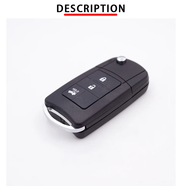 Cocolockey откидная оболочка ключа дистанционного управления подходит для Toyota Corolla Camry eiz 12-17year 4 кнопки складной модифицированный автомобильный брелок для ключей
