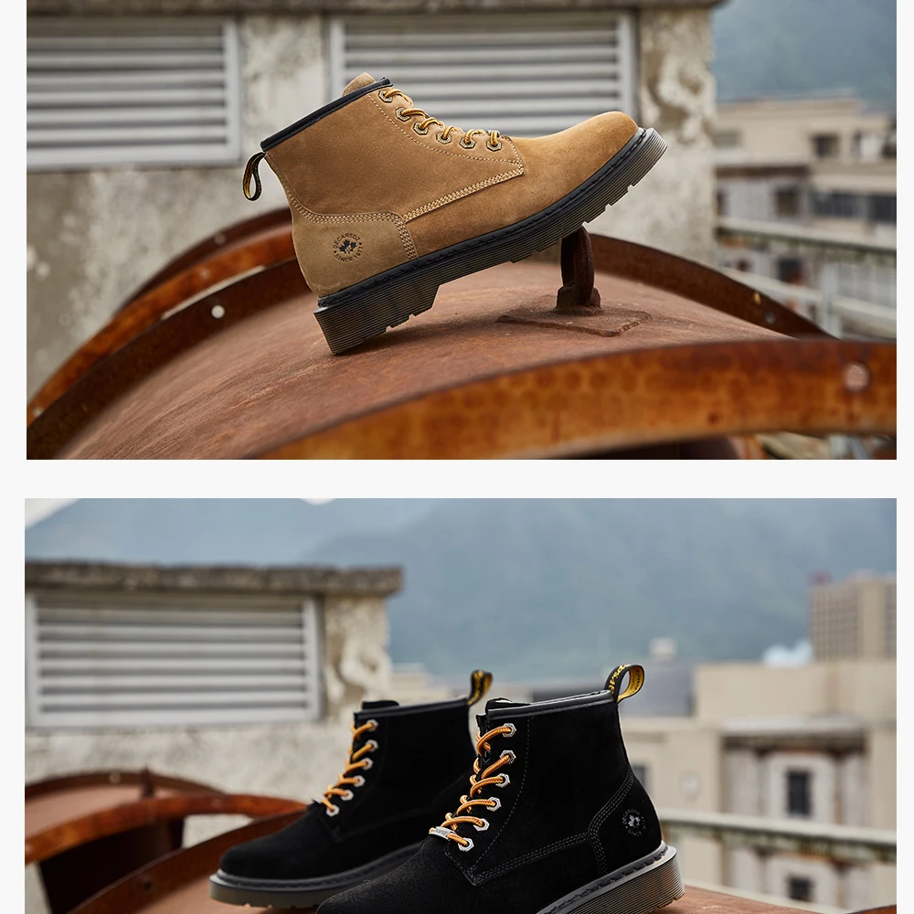 New Fashion Casual Boots Men Comfy Lace up Brand Durable outsole Men Shoes Genuine leather Men Boots 10 H78dbbcd6b3d74746a64af25e05d6ba5eX
