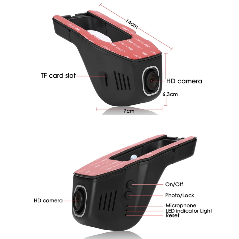 FCCWO F1 видеорегистратор Novatek 96672 sony IMX323 WiFi 1080P Автомобильный регистратор DVR видеорегистратор авто камера видеорегистратор