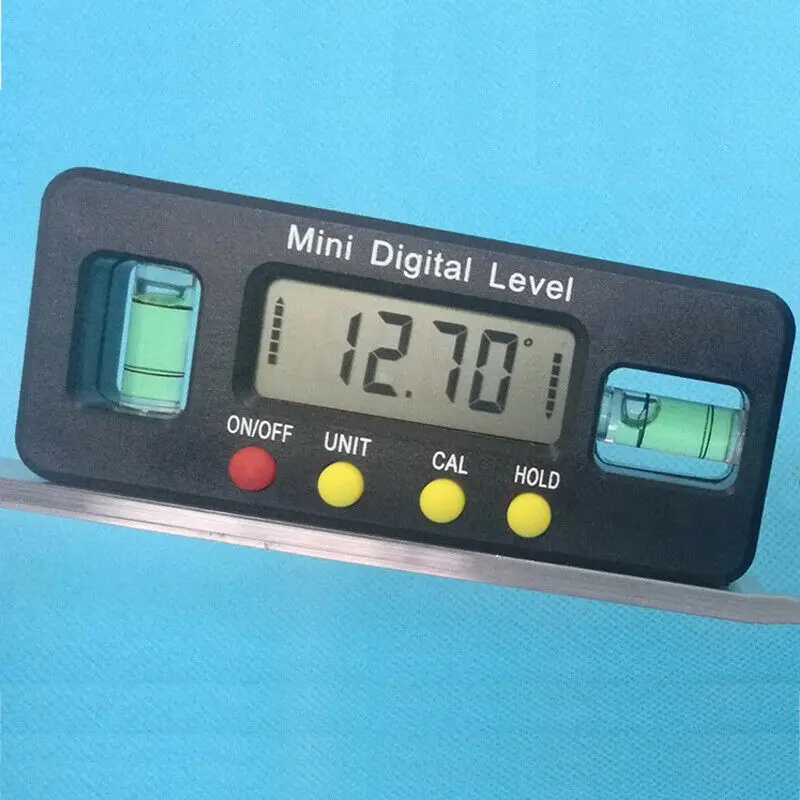  1pc Digital Inclinometer Level Protractor Angle Finder Bevel Gauge Replacement