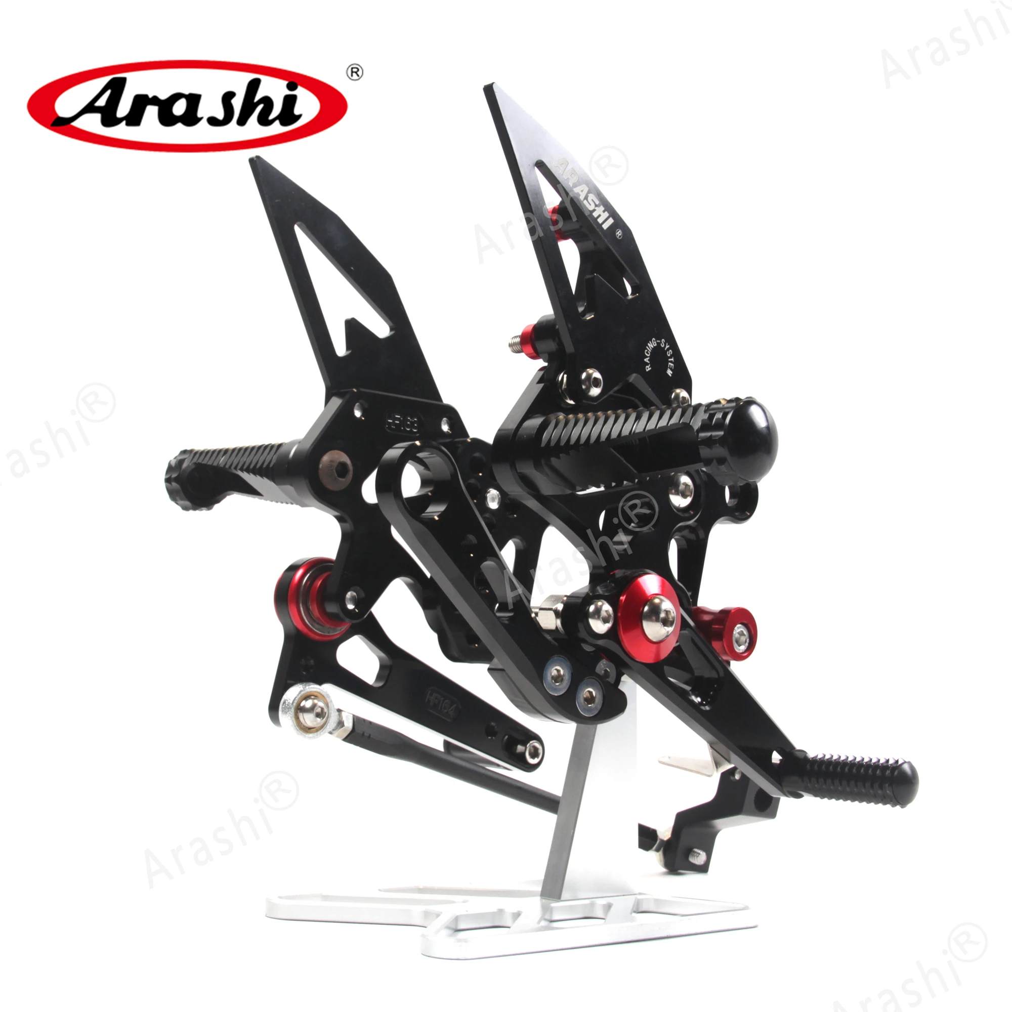 Arashi для APRILIA RSV4 R 2009 2010 2011 2012 CNC регулируемые Подножки Rider Rearset подножки RSV4R 09-12