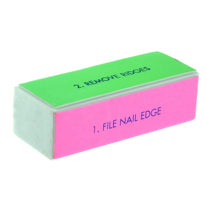 4-Way Nail Buffer Shiner губка пилки для ногтей шлифовальные блоки-10 шт