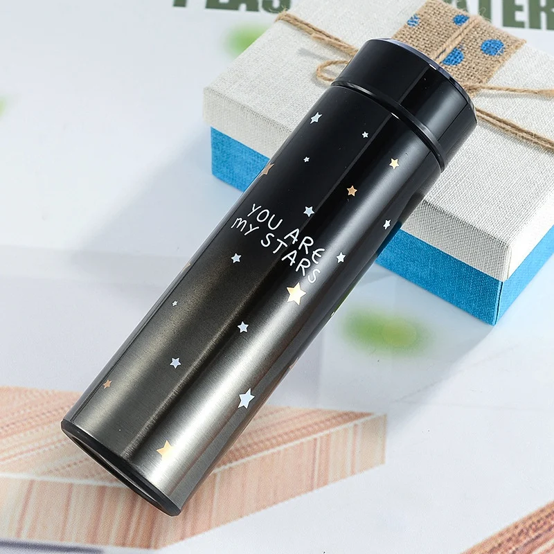 500ML Stainless Steel Vacuum Insulated Water Bottle Leak-Proof Sports Flask Travel Tumbler Thermoses Bottle Gifts Thermoses Cup