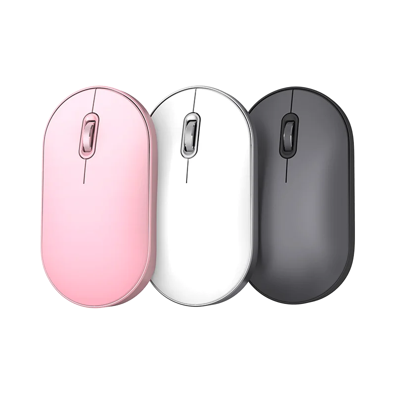 white Xiaomi Miiiw Бесшумная мышь Air Bluetooth Двухрежимная портативная мышь bluetooth-соединение ультра-тонкая стильная и легкая мышь - Цвет: white