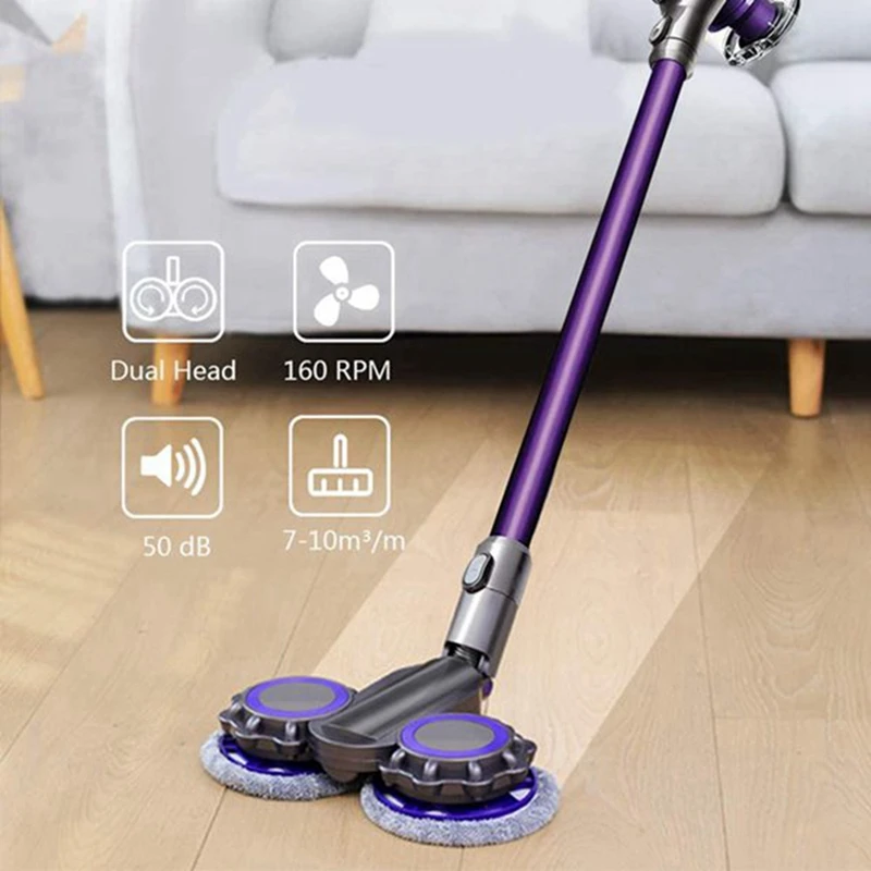 Electric Wet Dry Mopping Water Mop Head 