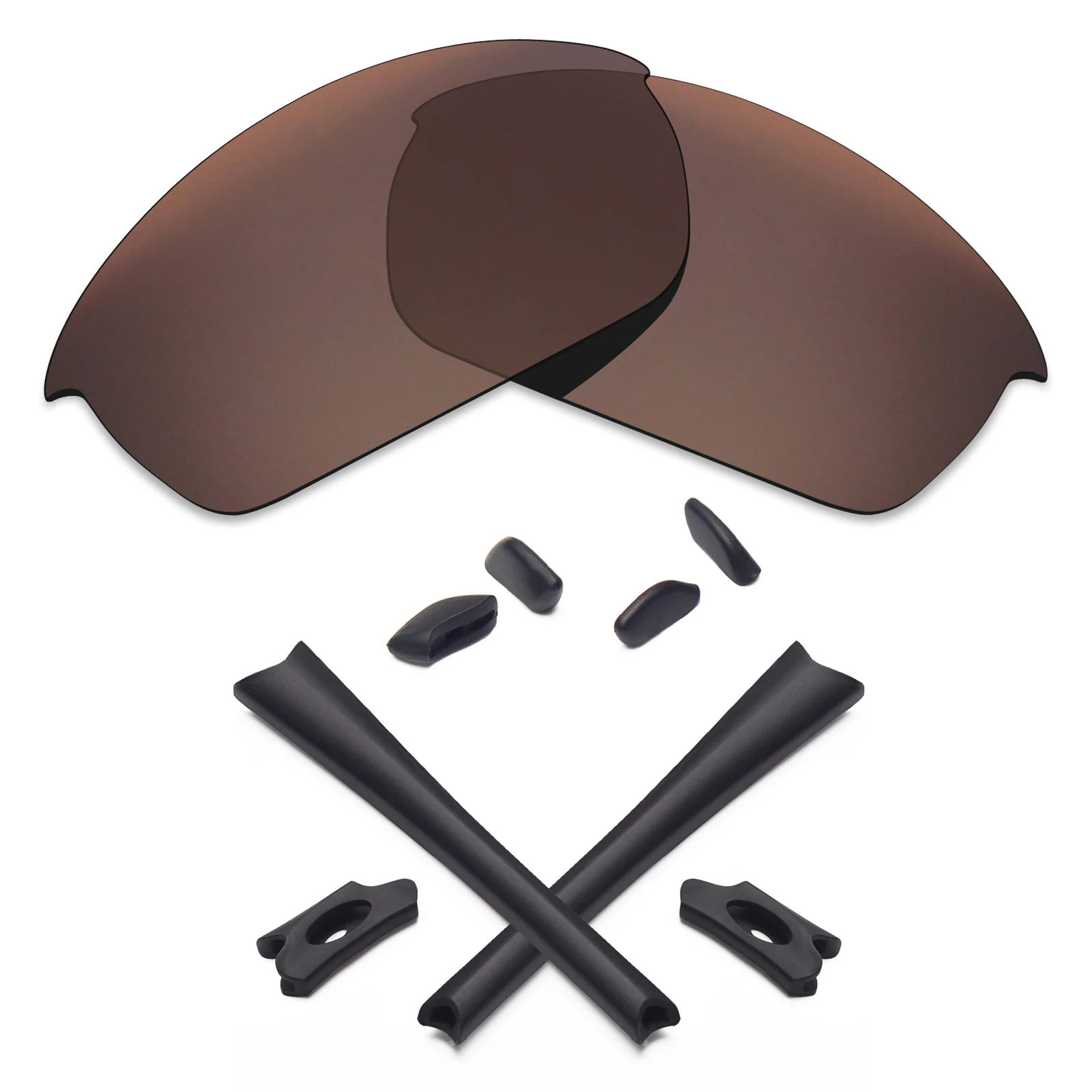 Bronze Brown Mryok ПОЛЯРИЗОВАННЫЕ замены оптические линзы для Oakley Бронежилет солнечные очки к куртке линзы(срок службы линзы только)-несколько вариантов - Цвет линз: Bronze Brown