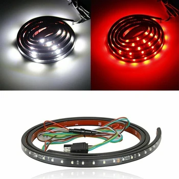 

60inch LED Reverse Brake Signal Tailgate Stop Light Strip Bar For Pickup Trucks