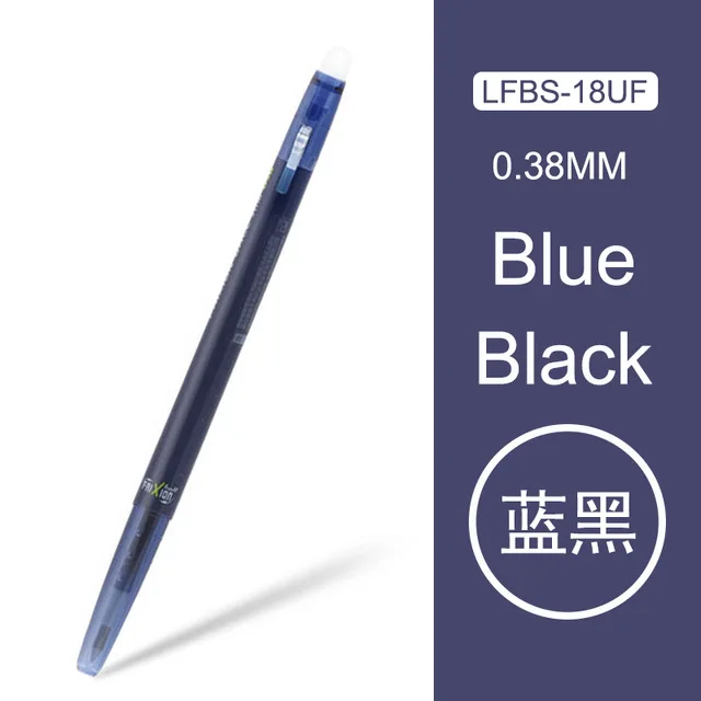 Япония пилот 1 шт. стираемая нейтральная цветная ручка 0,38 мм LFBS-18UF контроль температуры 20 цветов легко написать - Цвет: Navy Blue