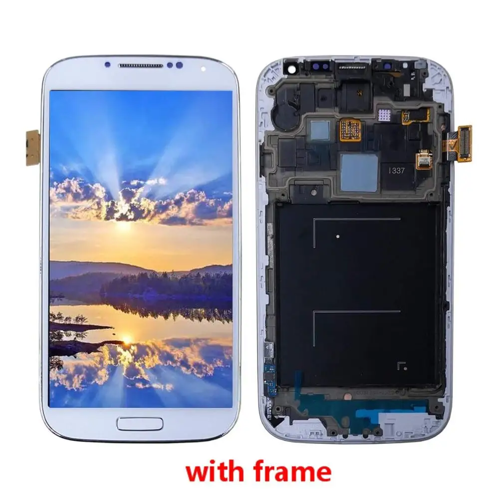 

Super OLED LCD For Samsung Galaxy S4 LCD GT-I9505 I9500 i337 LCD Display with Touch Screen Digitizer Assembly with frame Screen