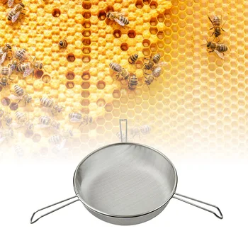 

Honey Filter Stainless Steel Sturdy Fine Filter Strainer Essential Beekeeping Tools