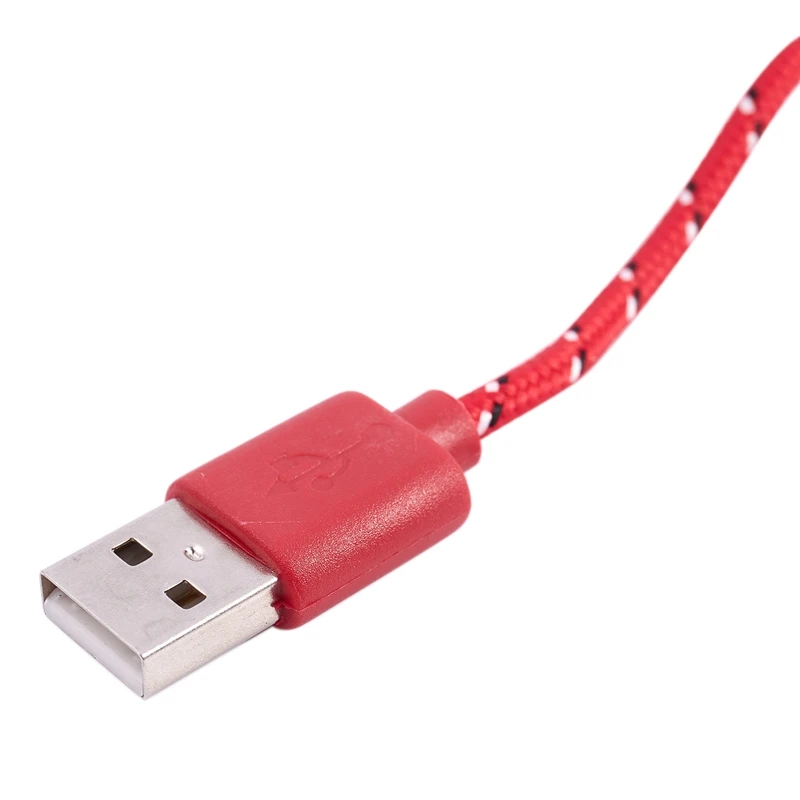 Универсальный 3 м/10FT мини USB нейлоновая сетка ткань кабель для передачи данных для samsung Galaxy S6 красный