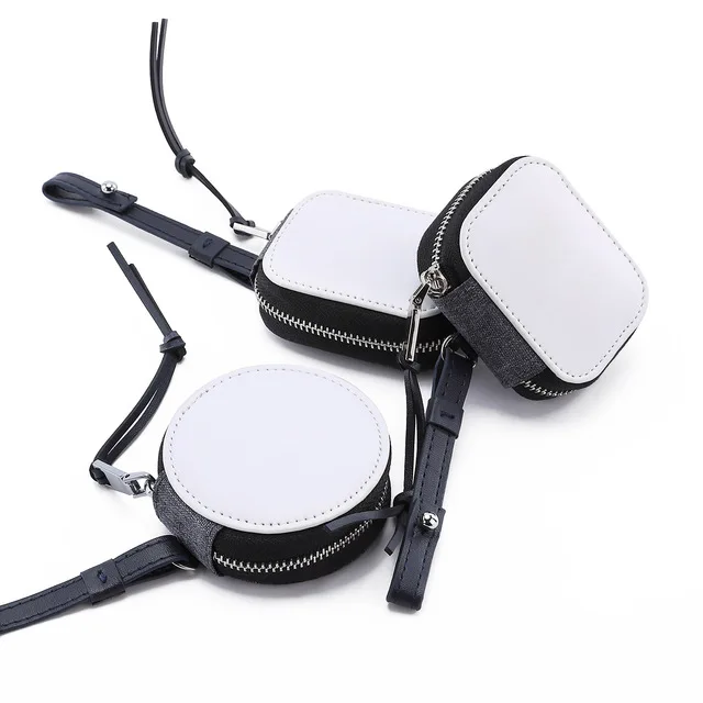 에어팟 프로용 대량 DIY 승화 블랭크 케이스, 1/2 품질 인쇄 가능 소형 지갑..