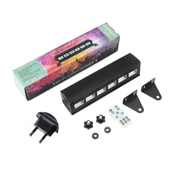 

Remote Control UV Purple Long Wall Wash Wall Lamp Voice Control Dance Lamp Special Effects for Wedding Christmas Halloween