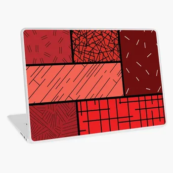 

Scattered Lines Tableau Red Laptop Skin 15.6 Dell Laptop Stickers 13"14"15"Notebook Sticker Cover for hp acer asus lenovo