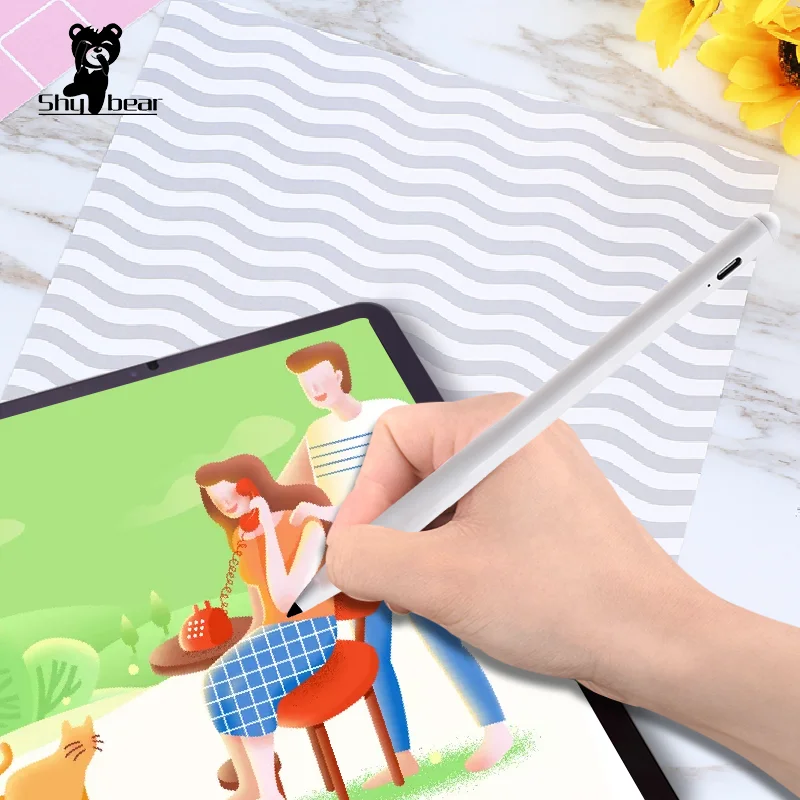 Стилус для всех планшетов iPad емкостный экран 10 2 7 го поколения 2019 Air 3 пальмовое