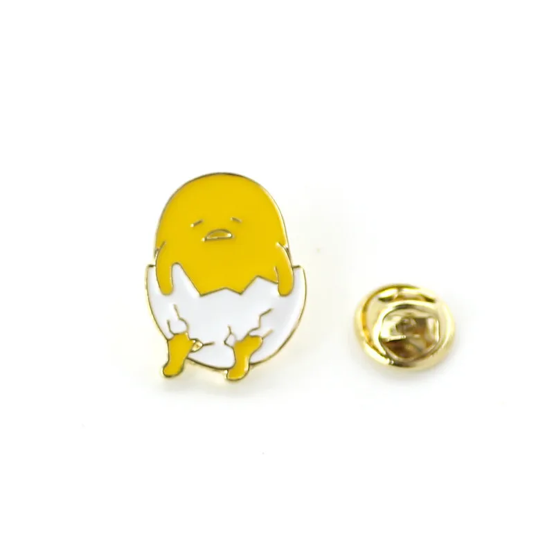 Креативный милый Kawaii Gudetama Lazy яичная Брошь Pin Мультяшные смешные яйца протеин и
