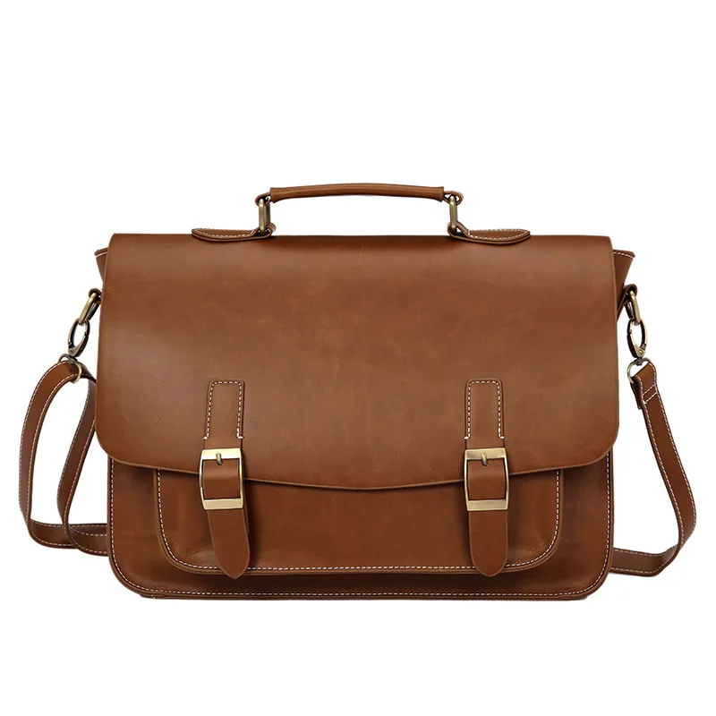 

Men's Bag Postman Leisure Retro Single Shoulder Bag Single Briefcase Single Shoulder Bag Luxury Handbags Louis Bag