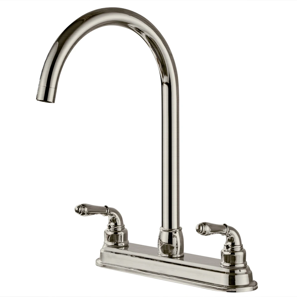 

Newest Kitchenware 2-handle Kitchen Fixed Faucet Modern Design Swivel Spout Faucets Home Improvement Bar Sink Water Mixer Taps