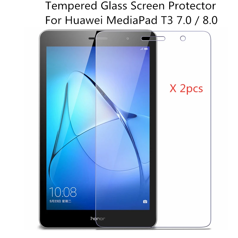 2 шт. / Лот 9H закаленное стекло Защитная пленка для экрана Huawei MediaPad T3 8 0 7 3G 4G WiFi