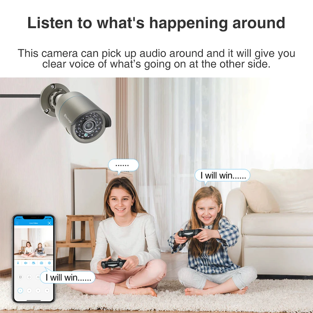 Techage 1080P 8CH POE камера NVR безопасности Системы пуля + купольные камеры наружного и