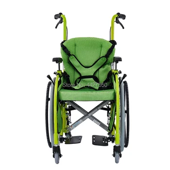 

Children's push wheelchair folding lightweight portable portable handicapped scooter kids manual / sports wheelchair