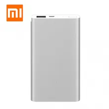 XIAOMI внешний аккумулятор 5000 мАч PLM10ZM Mi power bank2 5000 портативный внешний аккумулятор для зарядки