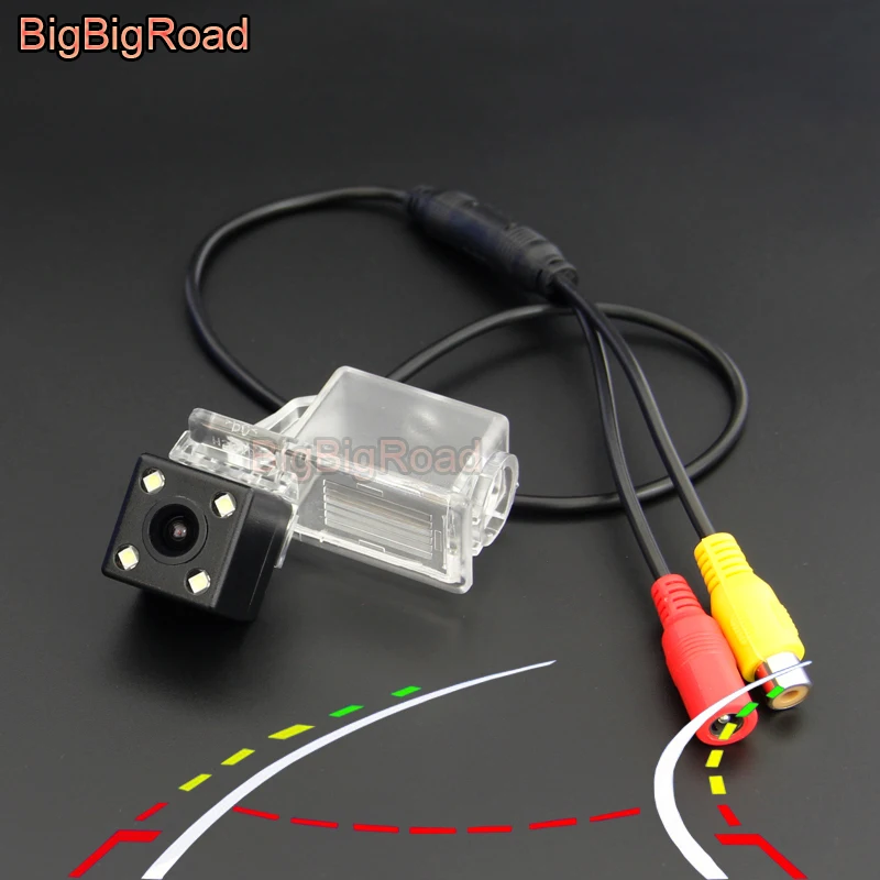 

BigBigRoad Car Intelligent Dynamic Track Rear View Parking Camera Waterproof For Geely Emgrand EC7 EC718 Sedan EC715 2012 2013