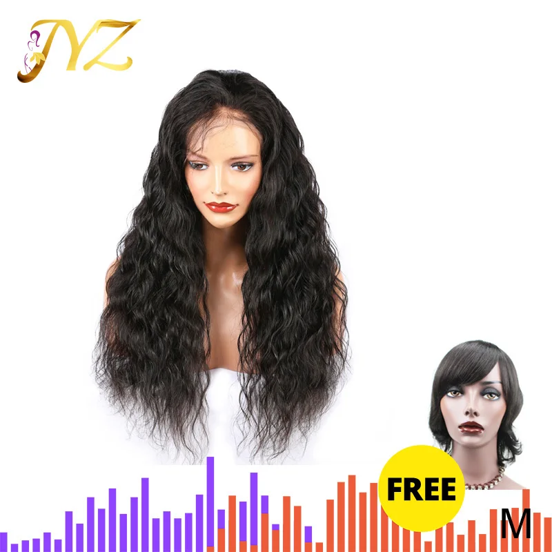 Купить 1 отправить 1 кружева передние человеческих волос парики свободные глубокая кружева перед парики бразильский Реми волос для черных