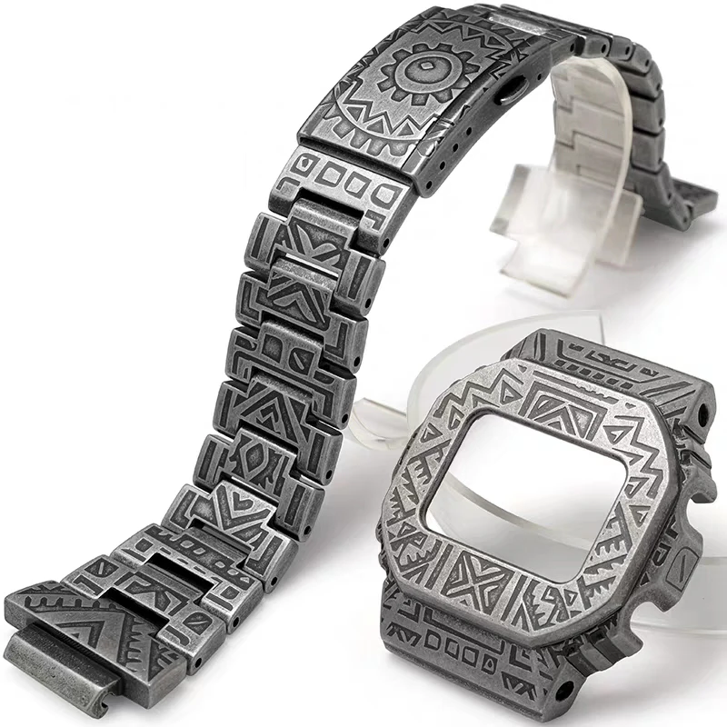 

Индивидуальный модифицированный ремешок для часов Casio GWM5610 5035 5000 DW5600, ремешок и аксессуары из нержавеющей стали