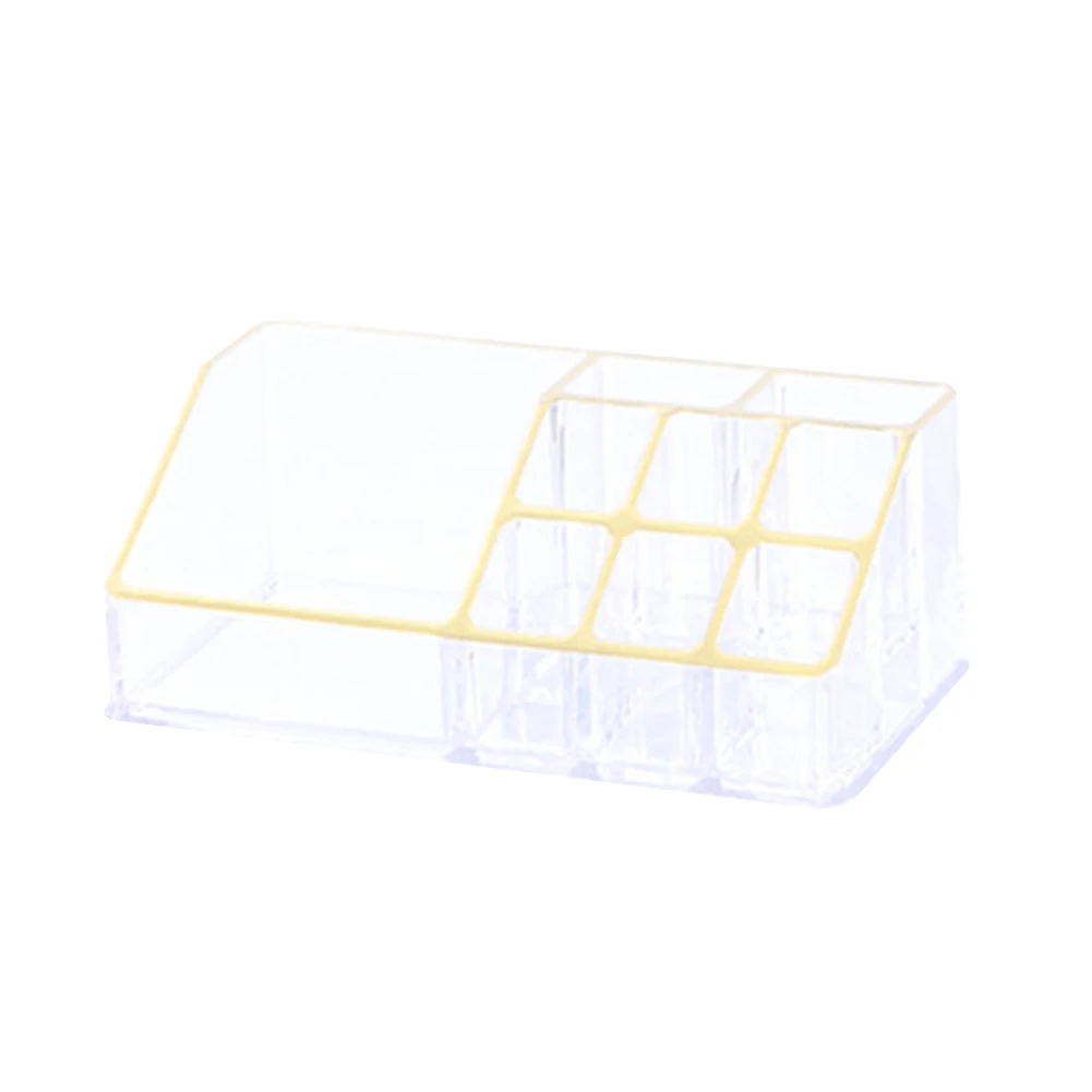 Lipstick Large Capacity Desktop Cosmetic Storage Box Brush Bedroom Display Home Easy Clean Multi Grid Makeups Dresser Practical
