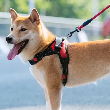 

Vest type chest and back strap small teddy golden hair large dog explosion-proof walk dog rope pet products Dog Vest