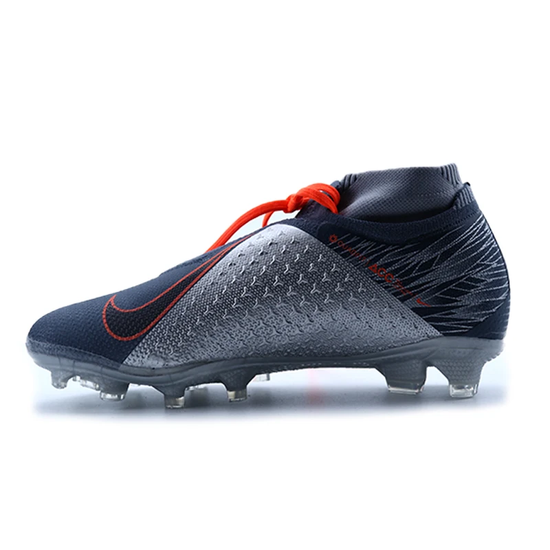 NIKE VAPOR 13 ELITE FG футбольные кроссовки Superfly 7 кроссовки мужские тренировочные футбольные кроссовки дышащие нескользящие легкие удобные - Цвет: grey high