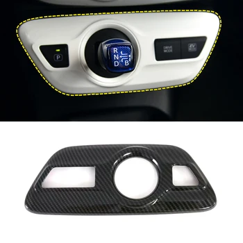 

LHD!!! For Toyota Prius XW50 2016-2020 Car Gear Shift Panel Knob Cover Carbon Style Gear Shift Box Panel Cover Accessories 1PC