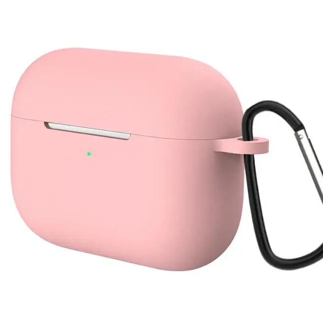 Ультратонкий силиконовый чехол для Apple Airpods Pro, чехол для наушников, беспроводная Bluetooth гарнитура, чехол, Противоударная сумка для Air pods pro 3 - Цвет: yhpink
